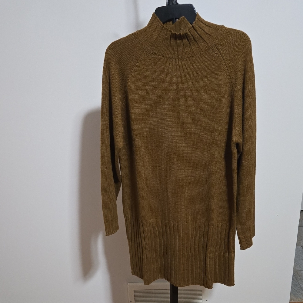 Sanctuary Olive Turtleneck Sweater